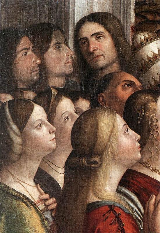 CARPACCIO, Vittore Apotheosis of St Ursula (detail) fdh Germany oil painting art